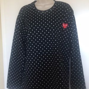 Long sleeve doted